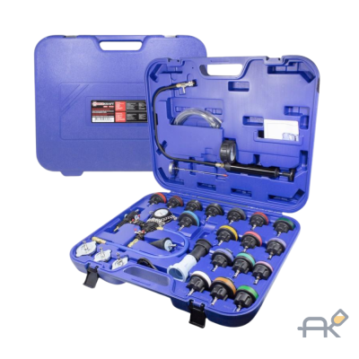  Набор приспособлений для тестирования систем охлаждения 27пр.(0-2.5bar). в кейсе (FK-922G1)